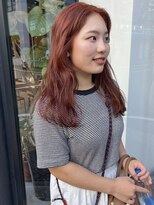 ヘアー アイス ルーチェ(HAIR ICI LUCE) ブリーチなしダブルカラーで作るオレンジ/落合