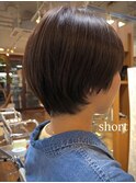襟足スッキリマッシュショート