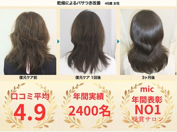 五感鷹匠 髪の診療所 髪質改善サロン