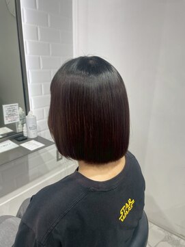 ヴァンカウンシル 一宮店(VAN COUNCIL) 光を纏う◎洗練されたツヤめきボブ/髪質改善