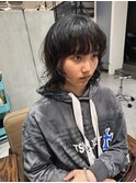 【Cuem】ボブレイヤーパーマボーイッシュ個性的お洒落
