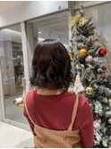コテ巻き風ボブパーマ