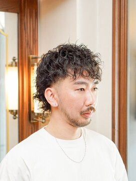 バーバーショップ ダリー(BARBERSHOP DALIE) メンズスパイラルパーマウルフカット