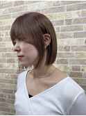 パツッとボブスタイル