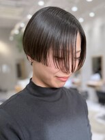 シベル(sibell)&nbsp;20代30代前髪なしショートハンサムショート丸みショートレイヤー