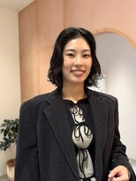 メルト 西梅田店(melt)&nbsp;抜け感センターパートボブ