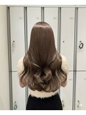 【伊勢原】イルミナカラー+髪質改善で叶える透明感オリーブ
