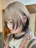 KILLA神戸三宮元町 ダブルカラー/ブリーチデザインカラー/ブリーチなしダブルカラー&nbsp;デザインカラー/ハイライト/ブリーチなしダブルカラー[神戸]