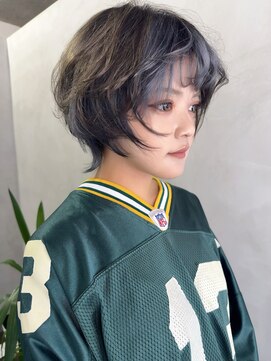 ラトリエコンタン(L´atelier Content) 大人かわいいレイヤーウルフ×くせ毛アレンジ