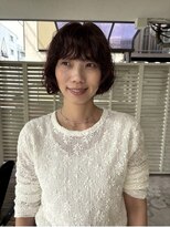 リリー(Lily)&nbsp;《Lily*渡邊》くせ毛風パーマでつくる大人可愛いボブ＊