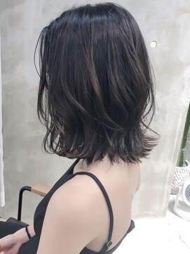 エトネ ヘアーサロン 仙台駅前(eTONe hair salon) 《eTONe》楽ちん外ハネstyle♪暗めアッシュ×ハイライト