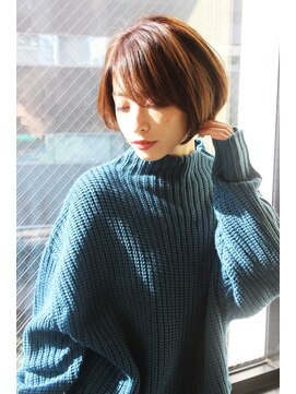 レウナ 外苑前(Reuna) 30代40代50代大人可愛いショートボブ ひし形ボブ