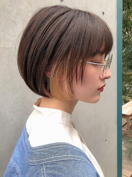 レア 中野(Le'a) 【Le'a　中野】ミニボブ　ニュアンスカラー