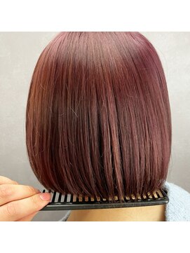 ムード カナザワ(mood kanazawa) 透明感☆ピンクミニボブ