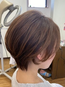 フフ 味鋺店(FuFu) 【FuFu】ショートカット/メッシュ×ベージュ