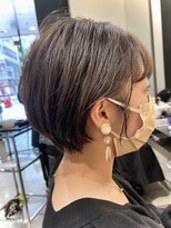 ラボー ノースプラザ店(LA'BO)&nbsp;【LA'BO三浦】丸みショート×マットアッシュ