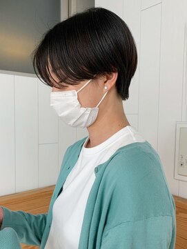 アイティーバイアルバム 下北沢店(IT by ALBUM) ハンサムショート_アースカラーくびれヘアツートン_ba371192