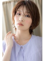 モッズヘア 越谷(mod's hair) 透け感シースルーバング前下がりボブショートZ越谷20代30代40代