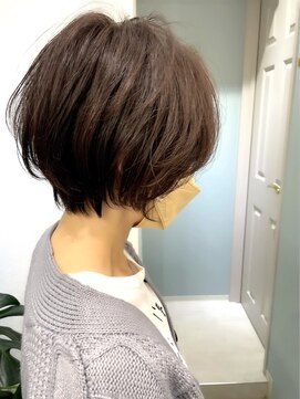 トゥーリ 春日店(tuuli) tuuli☆30代40代ペールベージュ切りっぱなしショート　111