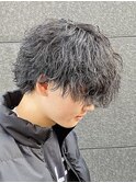波巻きスパイラル/波巻きパーマ/メンズカット/眉毛