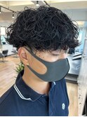 波巻きスパイラルツイストスパイラルパーママッシュメンズヘア