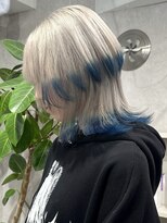 ロウル 渋谷(LOWRL)&nbsp;デザインカラー/エンドカラー/ウルフヘア/ケアブリーチ