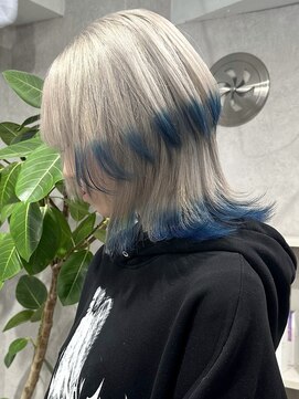 ロウル 渋谷(LOWRL) デザインカラー/エンドカラー/ウルフヘア/ケアブリーチ