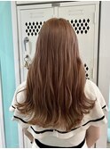 【ロング×ピンクベージュ】20代30代40代50代