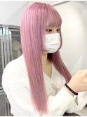 pail pink [新宿駅/フルバング/似合わせカット]