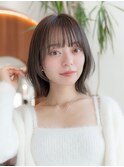 韓国レイヤーくびれボブ外ハネ似合わせカットイメチェン小顔
