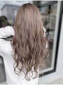 20代30代40代艶感ストレートアッシュグレージュ透明感ロング