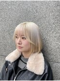 ホワイトブロンド/抜きっぱなしブリーチ/ホワイトベージュ