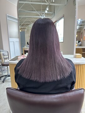 キュオンシア(CUEON. ciea) 切りっぱなし×ピンクラベンダー