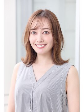 ミチオ ノザワ ヘアサロン ギンザ(Michio Nozawa HAIR SALON Ginza) 【那須久美子】シンプル外ハネミディ