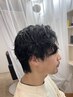 【メンズ人気No.1】カット＋パーマ+スパ￥15,230
