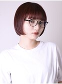 イメチェン前髪艶髪ショートボブ0906