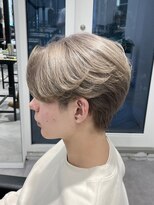 ハイライトメンズ波巻きスパイラルパーマサーフスタイルウルフ