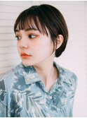 柔らかフェミニンショートボブ