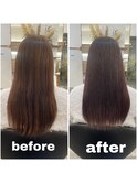 【DRAN梅田店】髪質改善×艶カラー