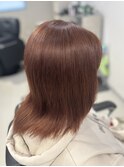 カット+オーガニックカラー+質感再整トリートメント