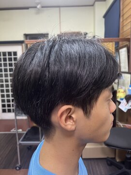 レヴィゼ メンズカットメンズ髪型韓国風マッシュショートカジュアル20代