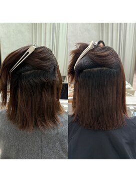 シンズ 銀座(sins) 根元の強い癖でお悩み！髪質改善酸性ストレートで快適に☆