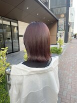 アイリー 名古屋(A/LEE)&nbsp;ボブ／暖色カラー／ツヤ髪／ピンクブラウン