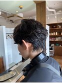 カット×デジタルパーマ
