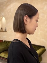 ビュートリアム265(BEAUTRIUM 265) オリーブベージュ ぱつっとボブ ストレート 銀座 有楽町