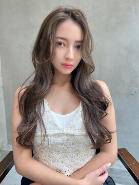 エース (ACE) ACE横浜　オリーブグレージュ×ゆるふわコテ巻き