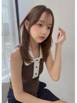 ボタン テンジン(VOTAN tenjin) 【votan_はまひ】レイヤーカット/ブラウンカラー/髪質改善