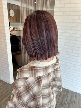 ハイレート ウニクス川越店(Hairate) 【Hairate本川越】大人ハイライトカラー×ボブ