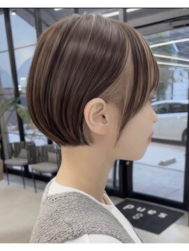 サンド 大阪梅田(sand) オリーブグレー/クラゲヘアー/ココアベージュ/ショートボブ