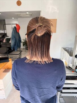 ハーツ(hearts) ハーフアップアレンジ